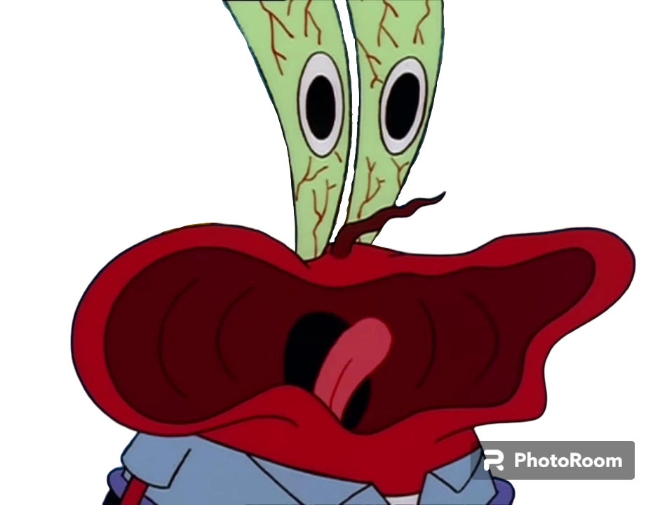 Mr Krabs Scream Face Png Goofy Ah by Kylewithem on DeviantArt