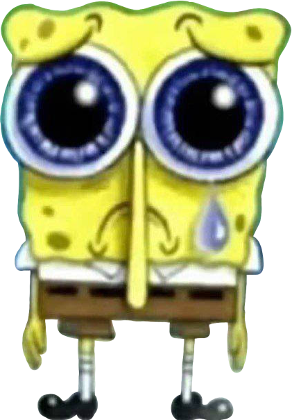 SpongeBob Sad Face Png Meme by Kylewithem on DeviantArt