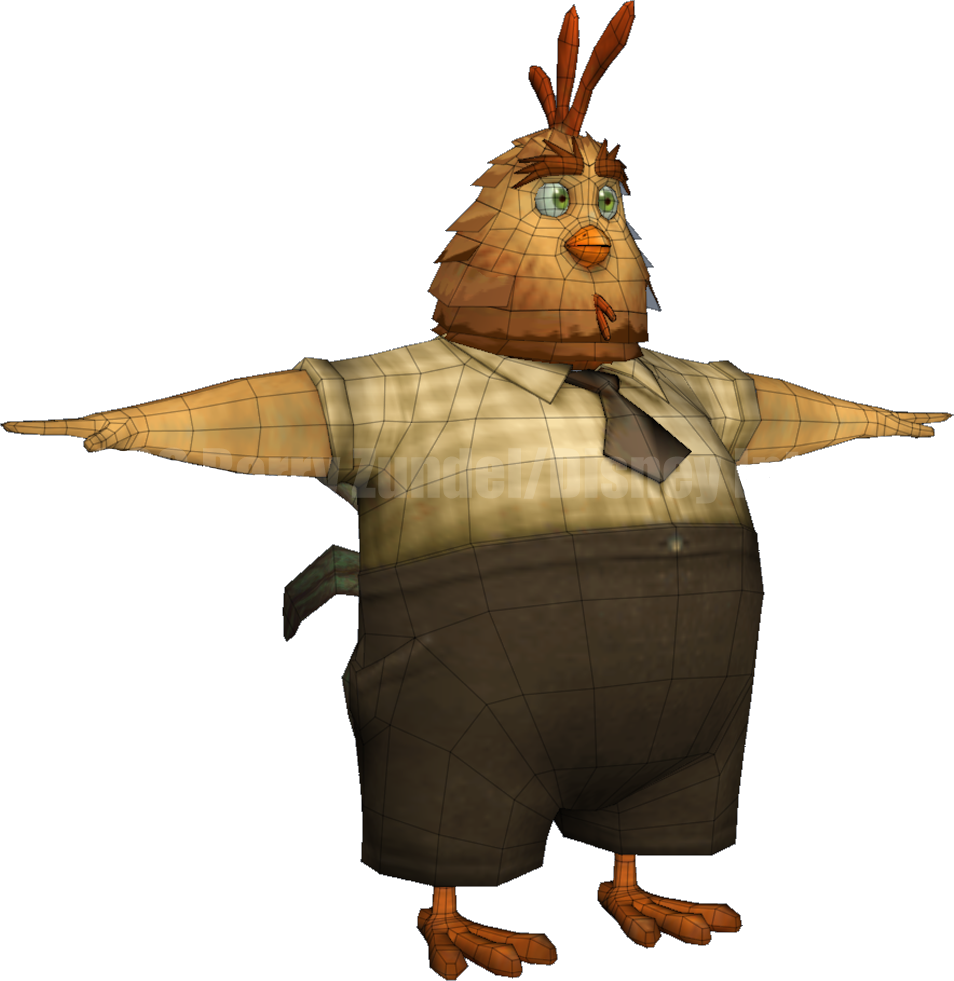 Buck Cluck 3D Model From Chicken Little GameCube by Kylewithem on ...