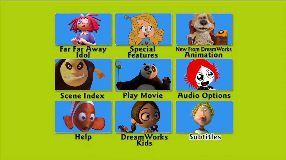 Bonus Features Dvd Menu Shrek 2 DVD Menu Crossover V10 by Kylewithem on DeviantArt