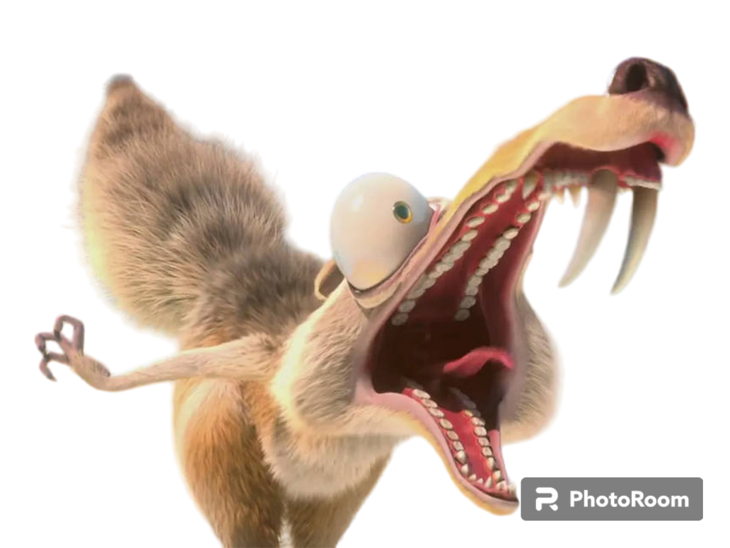 Scrat Scared Scrat Screaming Png 2 by Kylewithem on DeviantArt