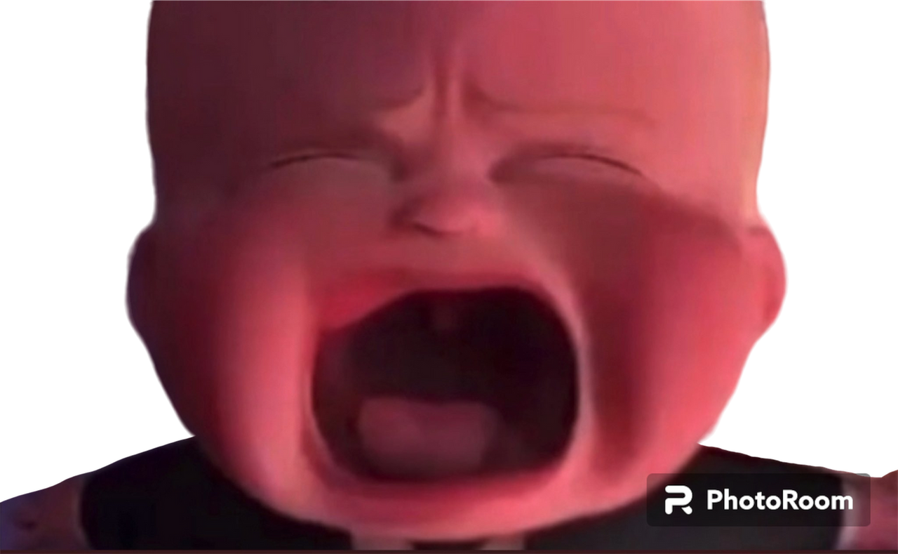 Boss Baby Rude Meme Boss Baby Scream Face Png Meme by Kylewithem on DeviantArt