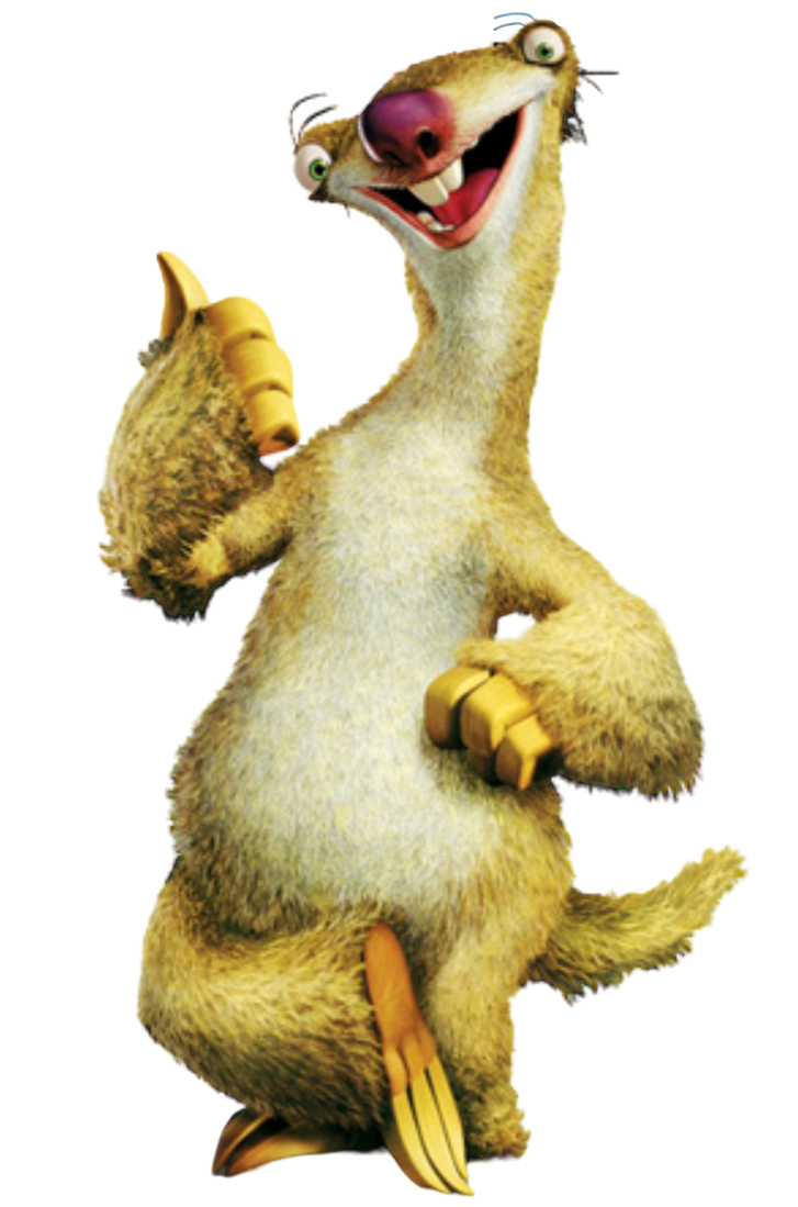 Sid The Sloth From Ice Age (2002) Render 3 by Kylewithem on DeviantArt