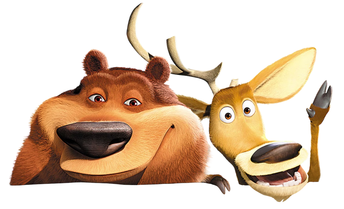 Boog And Elliot Render From Open Season 2 by Kylewithem on DeviantArt