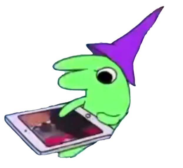 Glep Using Phone Glep gibbering PNG by Kylewithem on DeviantArt