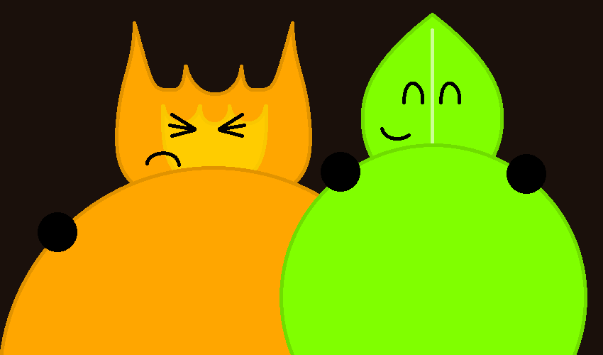 Firey And Leafy Inflated Remake By AgentEliteFirey On DeviantArt.