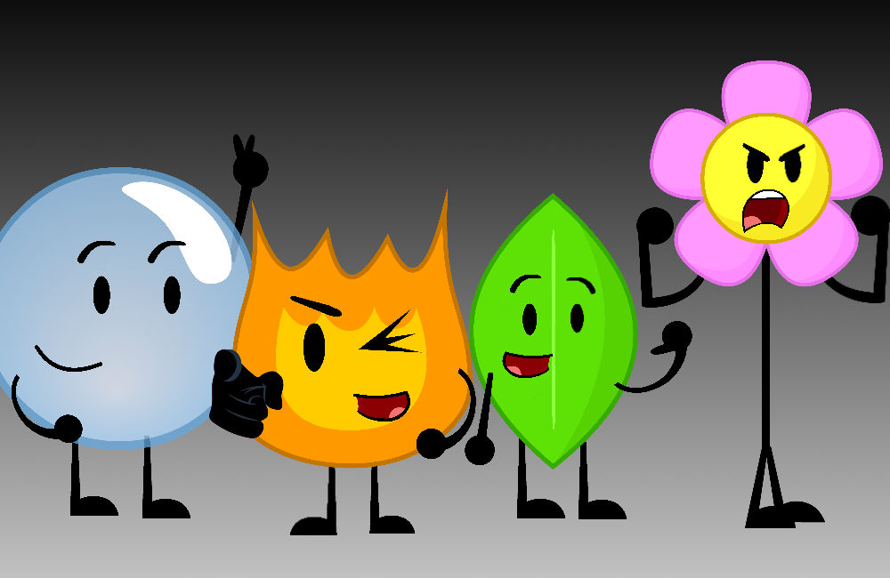 The Final 4 of BFDI by AgentEliteFirey on DeviantArt