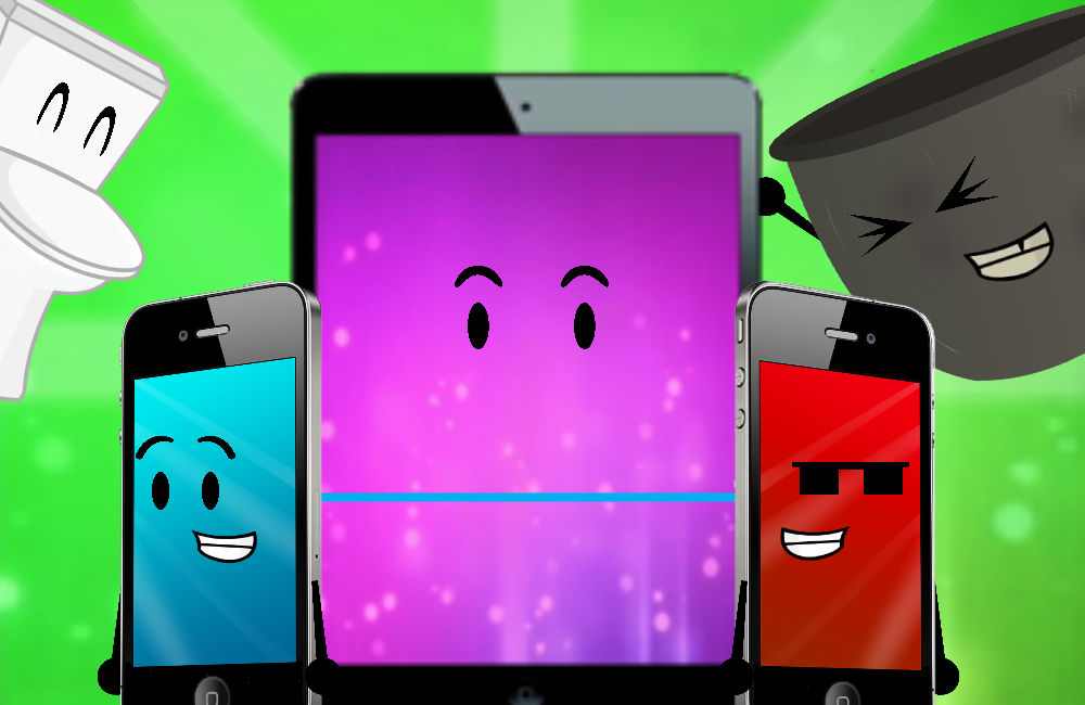 The hosts of Inanimate Insanity + Rusty Jo by AgentEliteFirey on DeviantArt