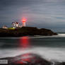 A stormy night at Nubble Light
