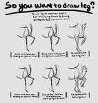 so you want to draw leg?