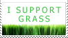 I Support Grass Stamp by irient