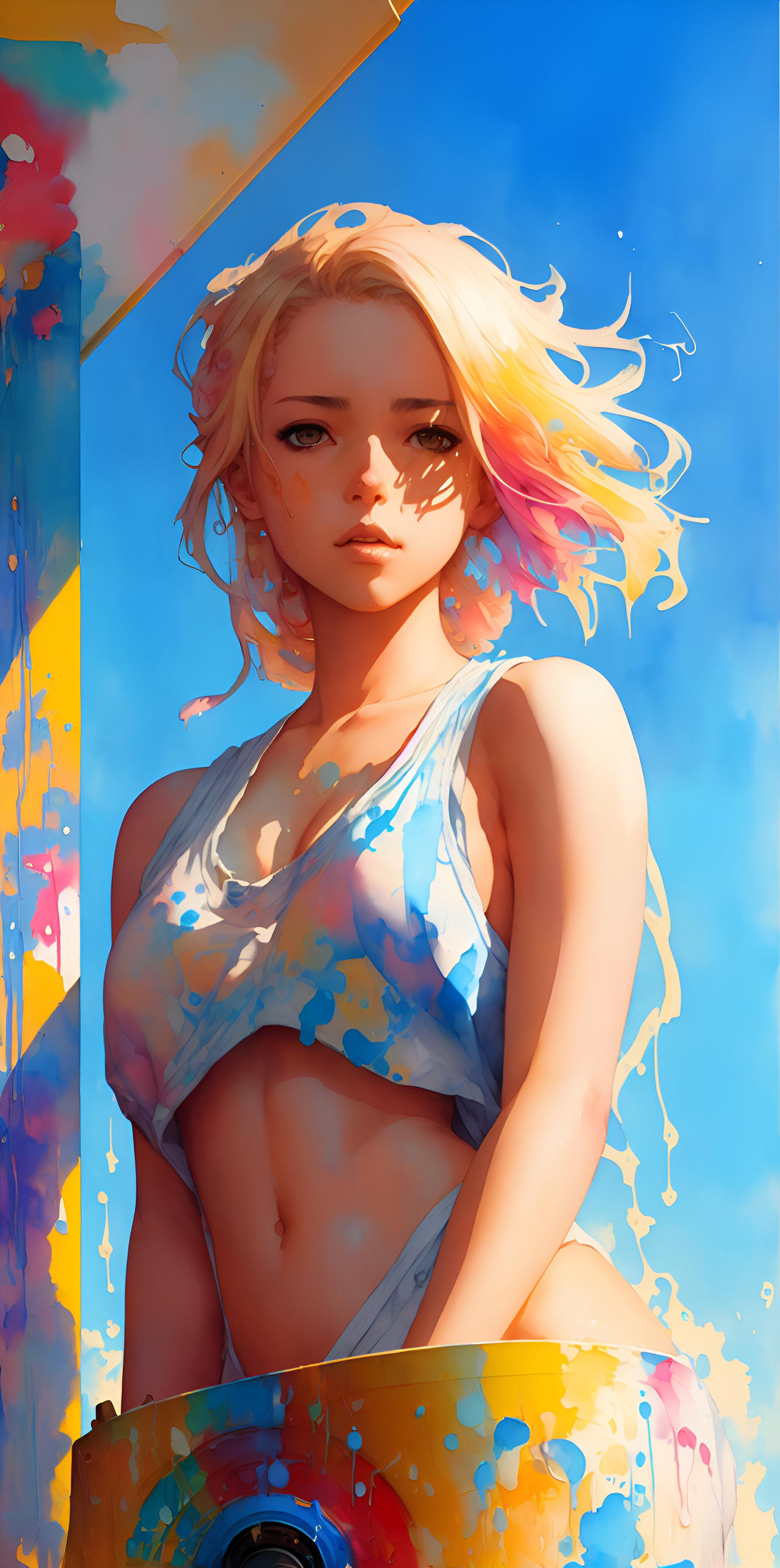 Beautiful Anime Watercolor 12 by VisionAI on DeviantArt