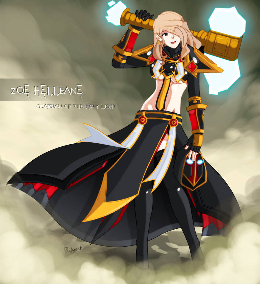 WoW Paladin Gal by Joseluisbelmont
