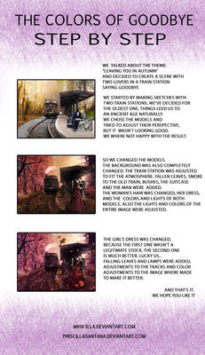 The Colors of goodbye - Step By Step