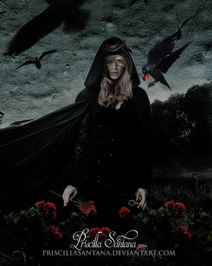 The Mysterious Florist by PriscillaSantanaArts The Mysterious Florist by PriscillaSantanaArts
