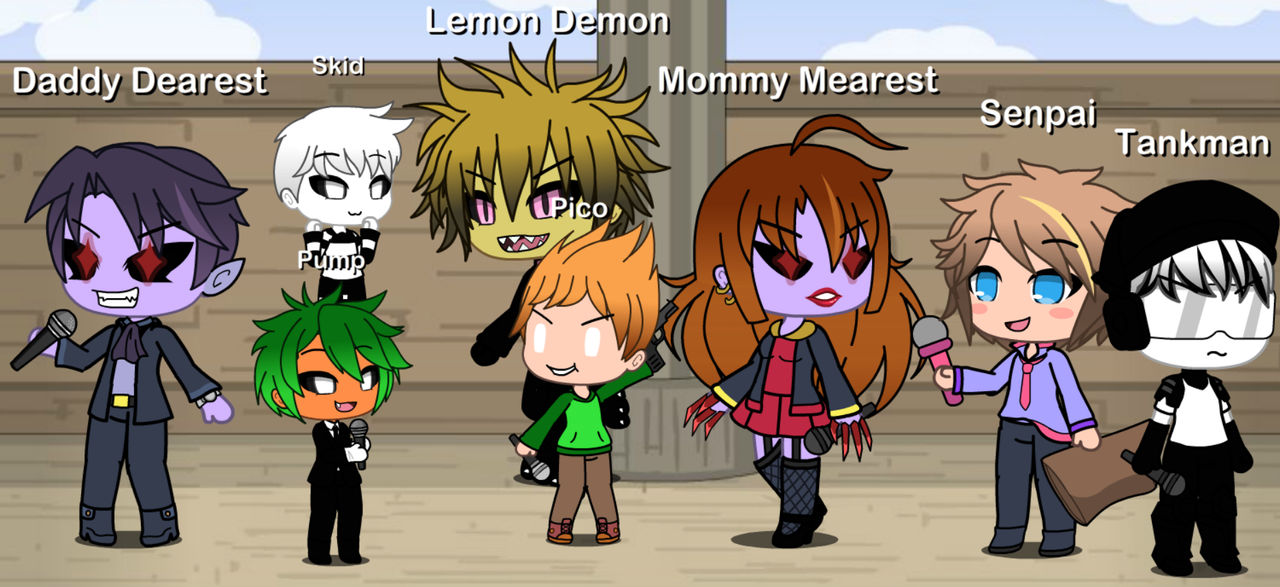 made some characters in Gacha Plus mod (1of2) by hoalyden on DeviantArt