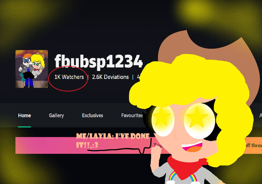 Fbubsp Mike Thank You For 1K Watchers!!!,^w^ by fbubsp1234 on DeviantArt
