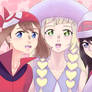 May, Lillie, and Dawn!