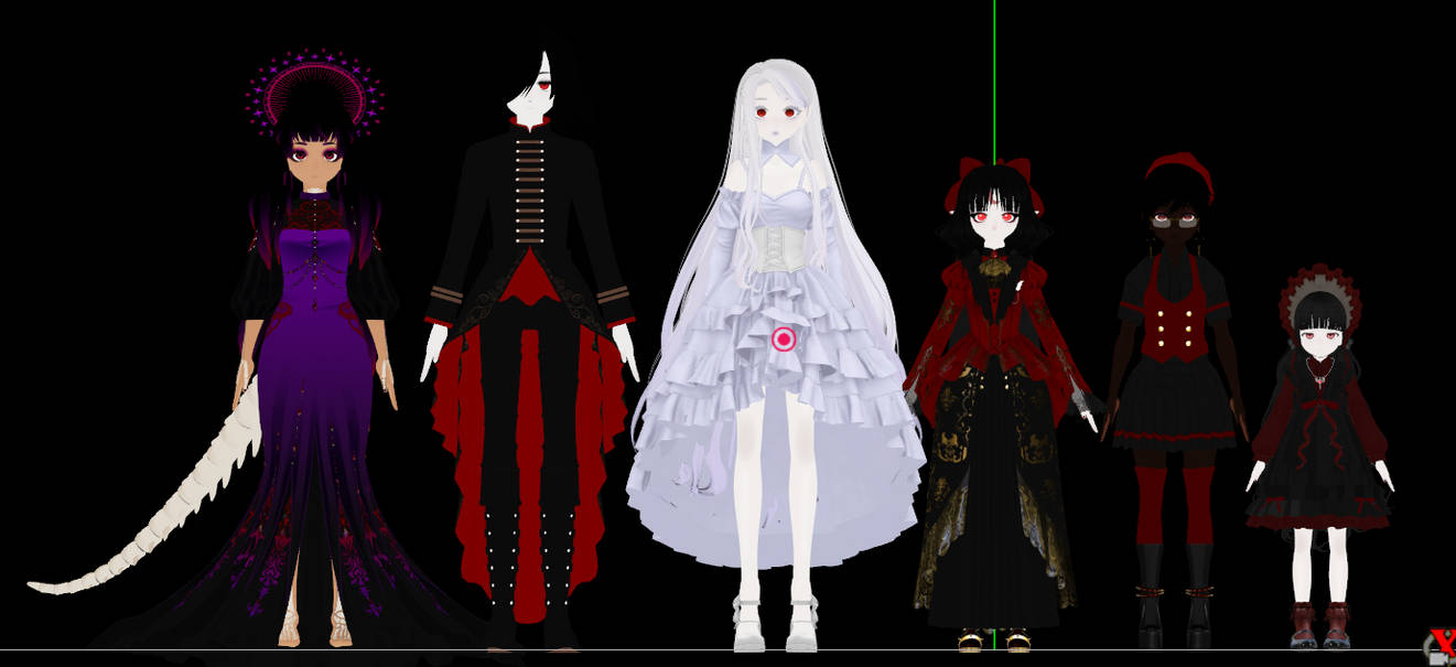 Mmd Vampire Rings vampire models || mmd wip by cherubclaws on DeviantArt