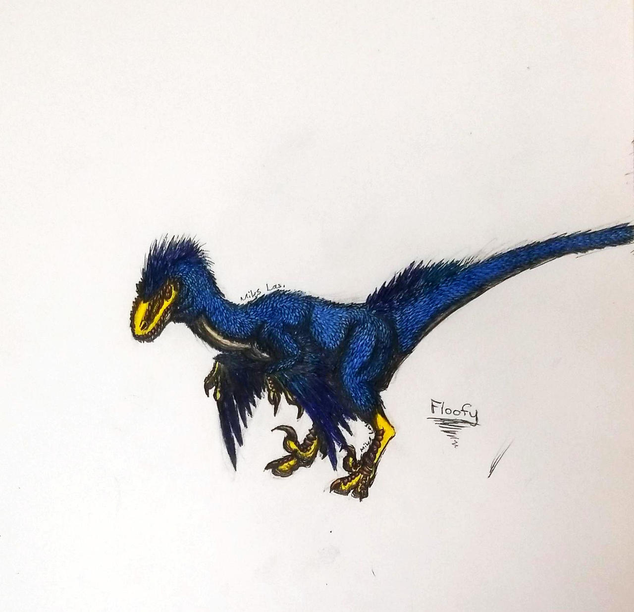 Floofy Utah Raptor Floofy the Utahraptor by PaleoArtKing on DeviantArt