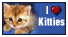 I Heart Kitties Stamp