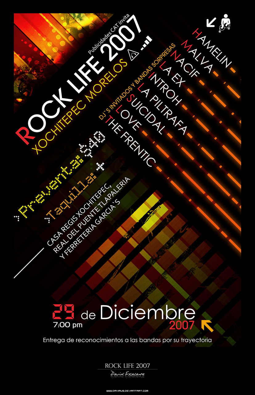 Rock Live 2007 Poster