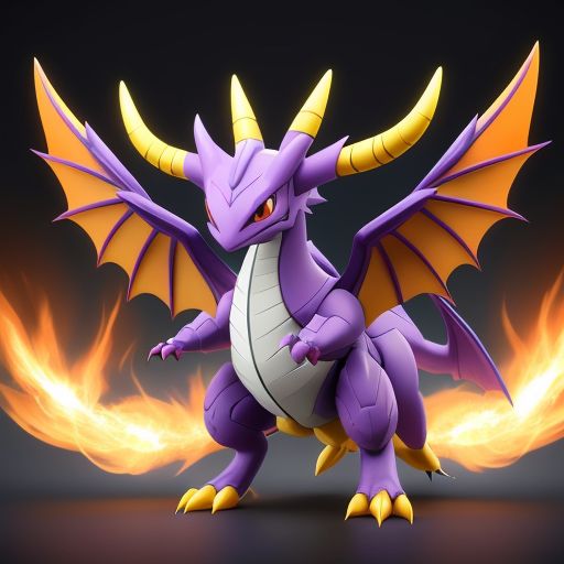 Spyro as a Pokemon by DetectiveOshawhat on DeviantArt