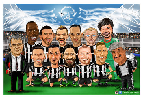 besiktas team portrait cartoon 15_16