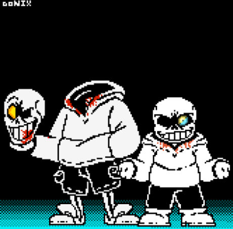 underswap - distrust sans phase 3 (ft papyrus) by DoNix78 on DeviantArt