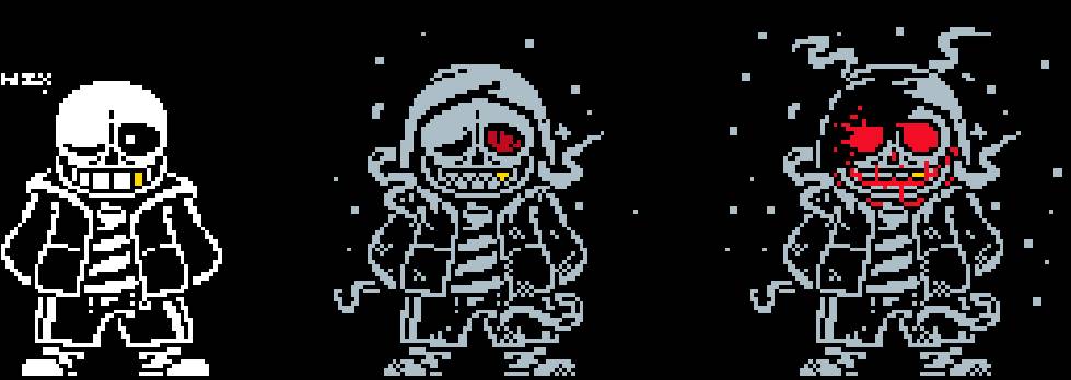 Dust Sans Battle Sprite by JesterBones4150 on DeviantArt