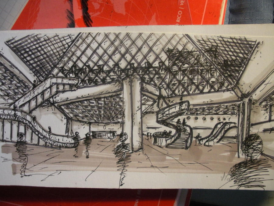 Louvre hall by MedioArtaudNR on DeviantArt