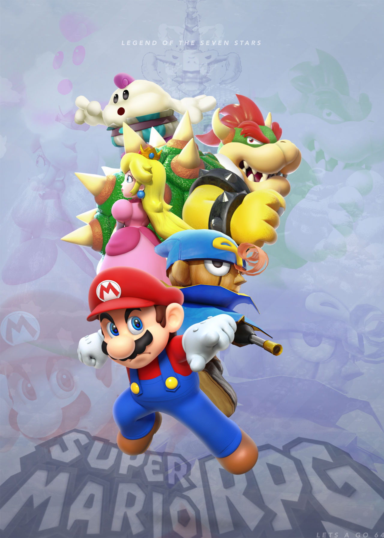 Mario RPG All Characters Poster by LETS-A-GO64 on DeviantArt