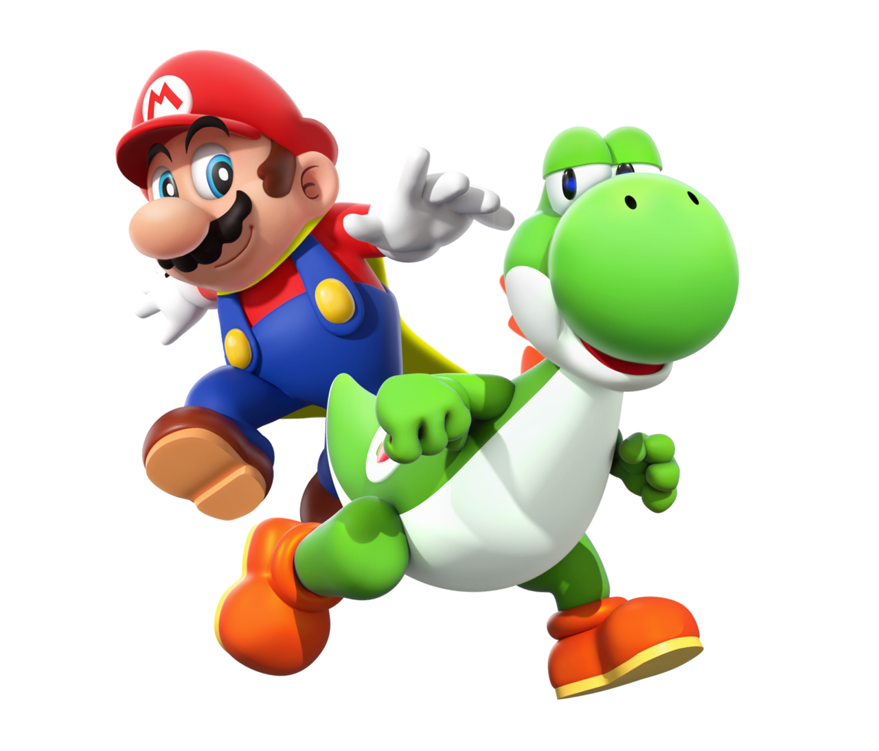 Mario And Yoshi Render ( Super Mario World) by LETS-A-GO64 on DeviantArt