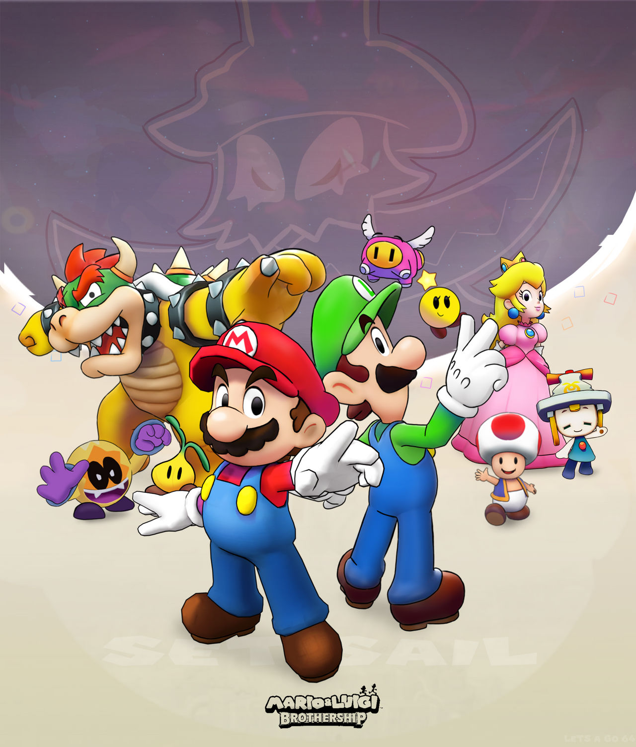 Mario And Luigi Brothership Full Artwork by LETS-A-GO64 on DeviantArt