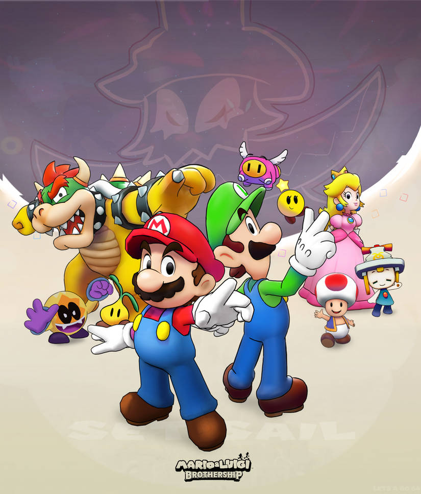 Mario And Luigi Brothership Full Artwork by LETS-A-GO64 on DeviantArt