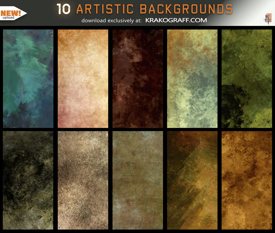 10 Artistic Background Textures by iamKrakograff on DeviantArt