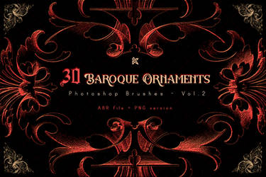 30 Baroque Ornaments Brushes - Vol.2