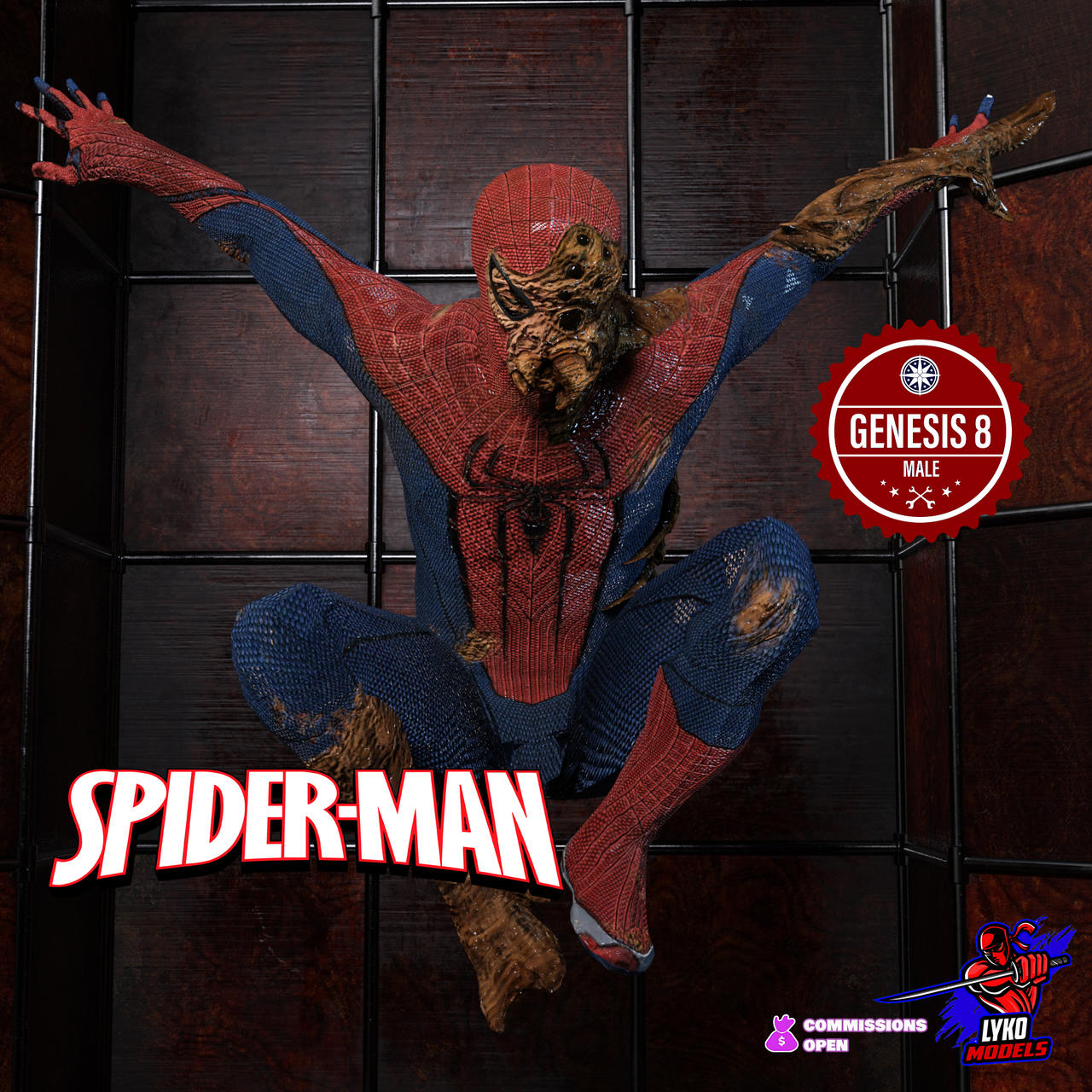 Mutant Spider-Man for Genesis 8 Male by Lyko3D on DeviantArt