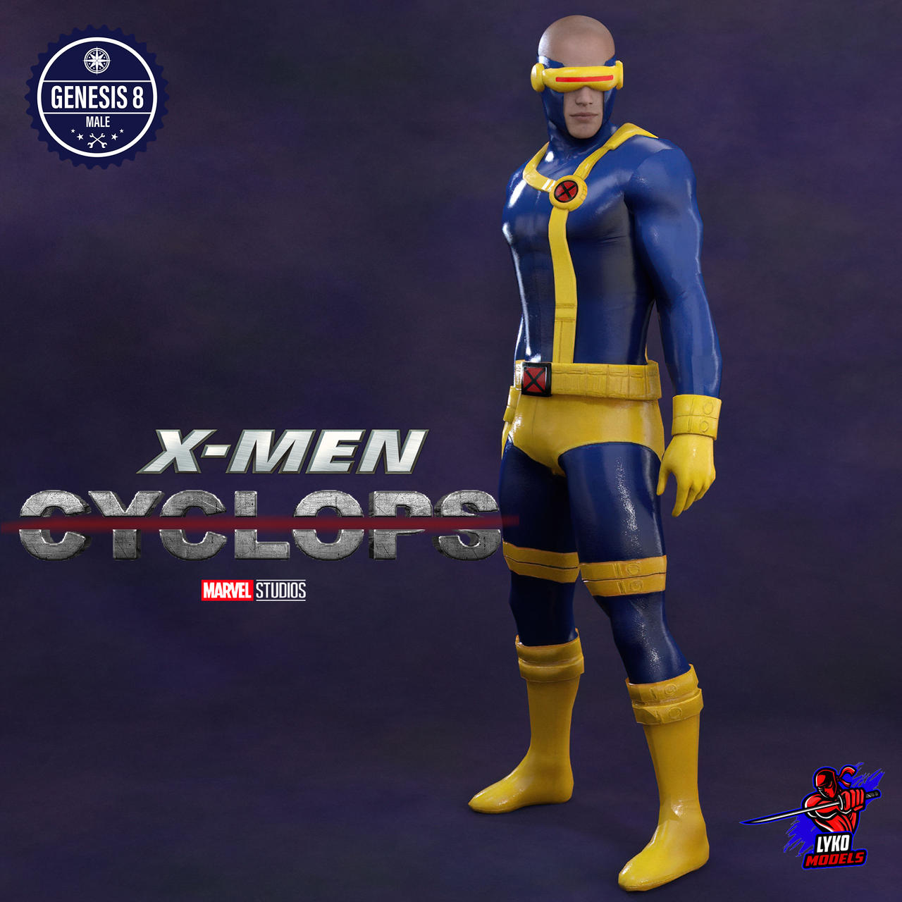 Cyclops 90S Animated Outfit for G8M by Lyko3D on DeviantArt
