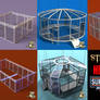 Lyko3D WWE Wrestling Cage Collection for Daz3D