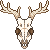 F2U deer skull icon by HotDogeBuns