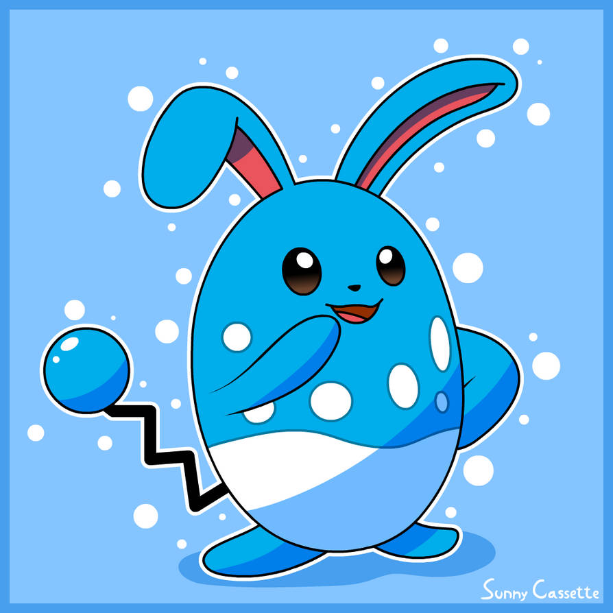 Azumarill Doodle by SunnyDiskette on DeviantArt