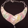 Pastels and cream torc