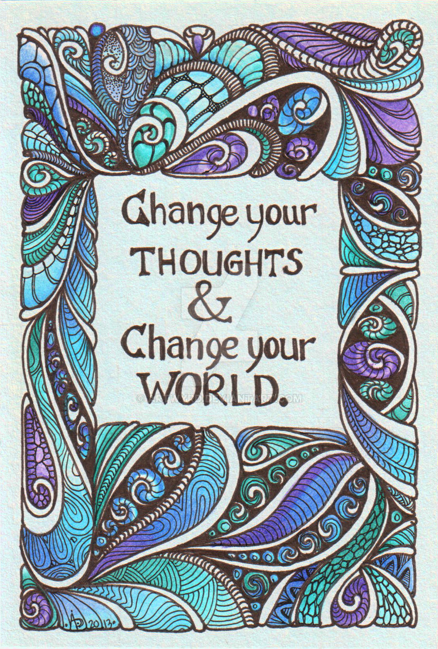 Change Your Thoughts...