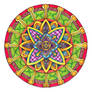 Coloured Version of Mandala 29 June 2014