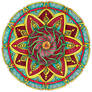 Coloured Version of Mandala 1 July 2014