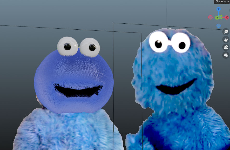 Cookie Monster RackaRacka WIP by DaFunkyTown69 on DeviantArt