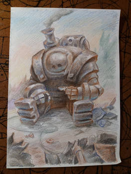 Redraw / study of an artwork by Matt Dixon.