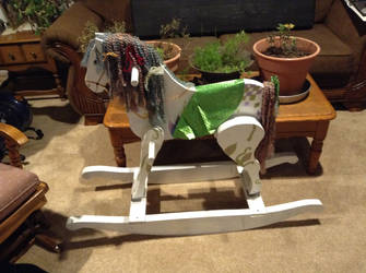 Fathers old rocking horse