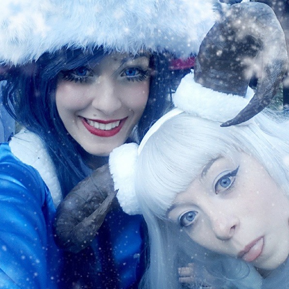 Winter Wonder Lulu cosplay and the little Poro